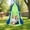 Green, variant on Topcobe 2-in-1 40 Inch Kids Hanging Chair Detachable Swing Tent Set, Swinging Hammock Chair, Green
