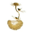 thumbnail image 2 of Bird's Nest Chandelier Light Hanging Lamp Modern Home Decor LED Pendant Lighting Warm Light B, 2 of 8