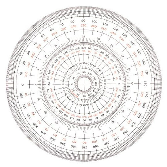 Uchida Protracteur Plein Cercle 12cm 1-822-0000