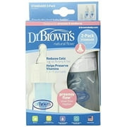 Dr. Browns Natural Flow Feeding Bottle, Polypropylene 2-ounce, - 4 Count