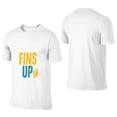 thumbnail image 5 of FINS UP Football Print 100% Cotton T-Shirt - Unisex Sport-Inspired Graphic Tee for Men & Women, 5 of 6