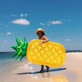 thumbnail image 3 of Hamaca Inflable de Agua, 195 x 90 cm, Tumbona Flotante, Silla de Piscina Gigante, Cama Flotante Inflable para Adultos, niños, Playa, Piscina, Fiesta de Verano (Piña), 3 of 5