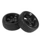 thumbnail image 4 of Nuevo 4 Uds. Neumáticos de goma negros y llantas de alto agarre para HPI HSP On Road RC Car, 4 of 8