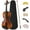 Brown+Neutral, variant on 4/4 Full Size Violin,Durable Violin with Premium Sound,Lightweight Artistic Violin Set with Rich Stable Sound,Handmade Violin with Smooth Gloss Finish,Ready to Play,for Beginners,Brown and Neutral