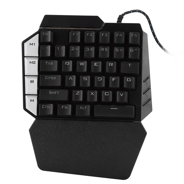 Oubit Clavier à une Main, Jeu Mécanique à une Seule Main Clavier à Main Gauche Clavier à une Seule Main Haute Capacité