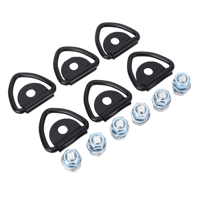 Anillos En V Atornillados, 6 Piezas De 4400 Libras De Resistencia A La Rotura, Anclajes De Amarre De Acero Para Camión, RV, Barco