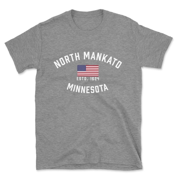 North Mankato Minnesota Patriot Men's Cotton T-Shirt