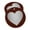 Brown, variant on Inkdotpot Silver Foil Paper Hang Tags Made With Love Wedding Favor Tags 50 Pieces