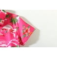 thumbnail image 6 of SSLR Big Boys Flamingos Hawaiian Shirt Button Down Shirt Short Sleeve Luau Shirt for Kids, 6 of 8