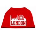 thumbnail image 1 of London Skyline Screen Print Shirt Red Xl (16), 1 of 1