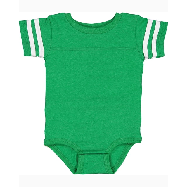 Body de fútbol para bebé VN GREEN/ BD WHT 6MOS pieles de conejo 4437