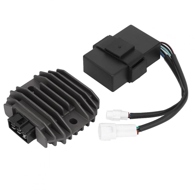 Kit de rectificador y regulador de voltaje de 6 pines con caja de encendido CDI 21066-1055 21119-1302 apto para Kawasaki KLF300 1988-1991