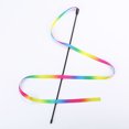 thumbnail image 4 of XZNGL Cat Toy Interactives Kitten Cat Pet Toy Chaser Stick Rainbow Streamers Interactive Play Fun Toys, 4 of 5