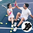 thumbnail image 7 of VEGCOO Athletic Ankle Socks, 6 Pairs Thick Cushioned Running Sports Socks for Men Women, 7 of 7