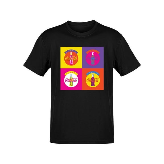 Officially Licensed Coca-Cola Drink Vintage Thirst Quenching Logo Men's T-shirt