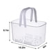 thumbnail image 3 of pstuiky Cestas organizadoras portátiles de plástico para ducha con asas organizadores para baño y cocina (blancos) organizadores para baño escuela dormitorio cocina., 3 of 6