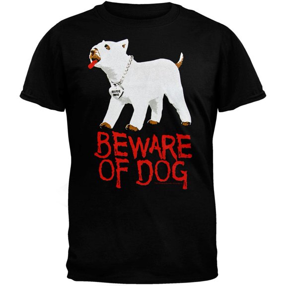 There's Something About Mary - Beware Of Dog T-Shirt - X-Large
