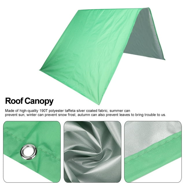 Housse de Remplacement Imperméable pour Balancelle Extérieure, Bâche Pare-Soleil pour Toit de Terrain de Jeu pour Enfants