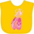 thumbnail image 3 of Inktastic Ballet Shoes, Ballet Slippers, Ballet Dance, Pink Girls Baby Bib, 3 of 4