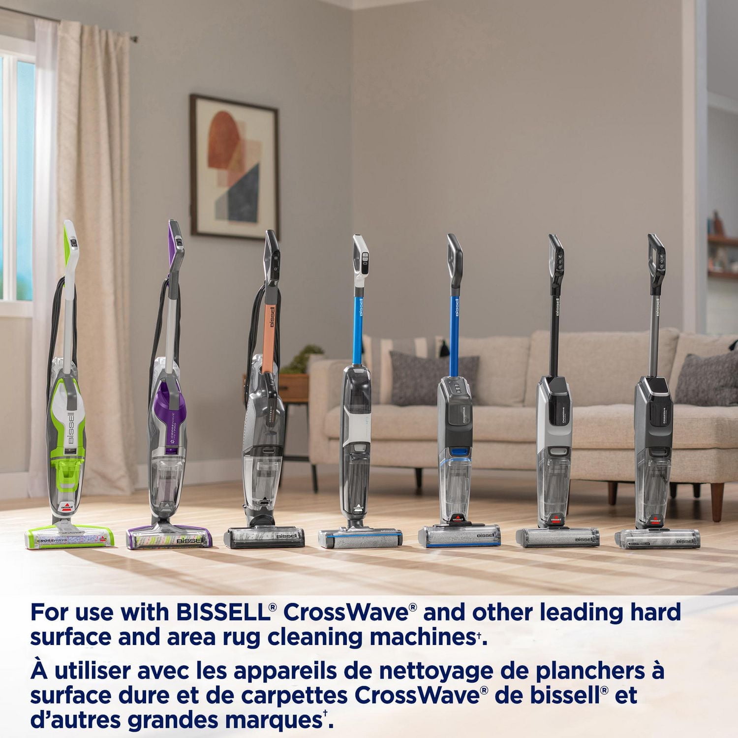 BISSELL® PET Multi-Surface with Febreze Formula for CrossWave® 64 oz, Remove Paw Prints & Pet Messes