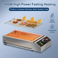 thumbnail image 3 of 1800W Smokeless Electric Indoor Grill - Commercial Stainless Steel Countertop Grill with Removable Griddle, Portable for Home, Restaurant, Camping & Parties, 3 of 7
