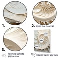 thumbnail image 3 of Designart "Infinite Ivory Seashell Spiral" Nautilus Floater Framed Canvas Wall Art, 3 of 5