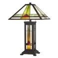 thumbnail image 1 of Benjara BM224854 Lampe de Table d'Ombre Évasée avec Support de Piédestal & Base de Niveau & 44; Multi Couleur, 1 of 1