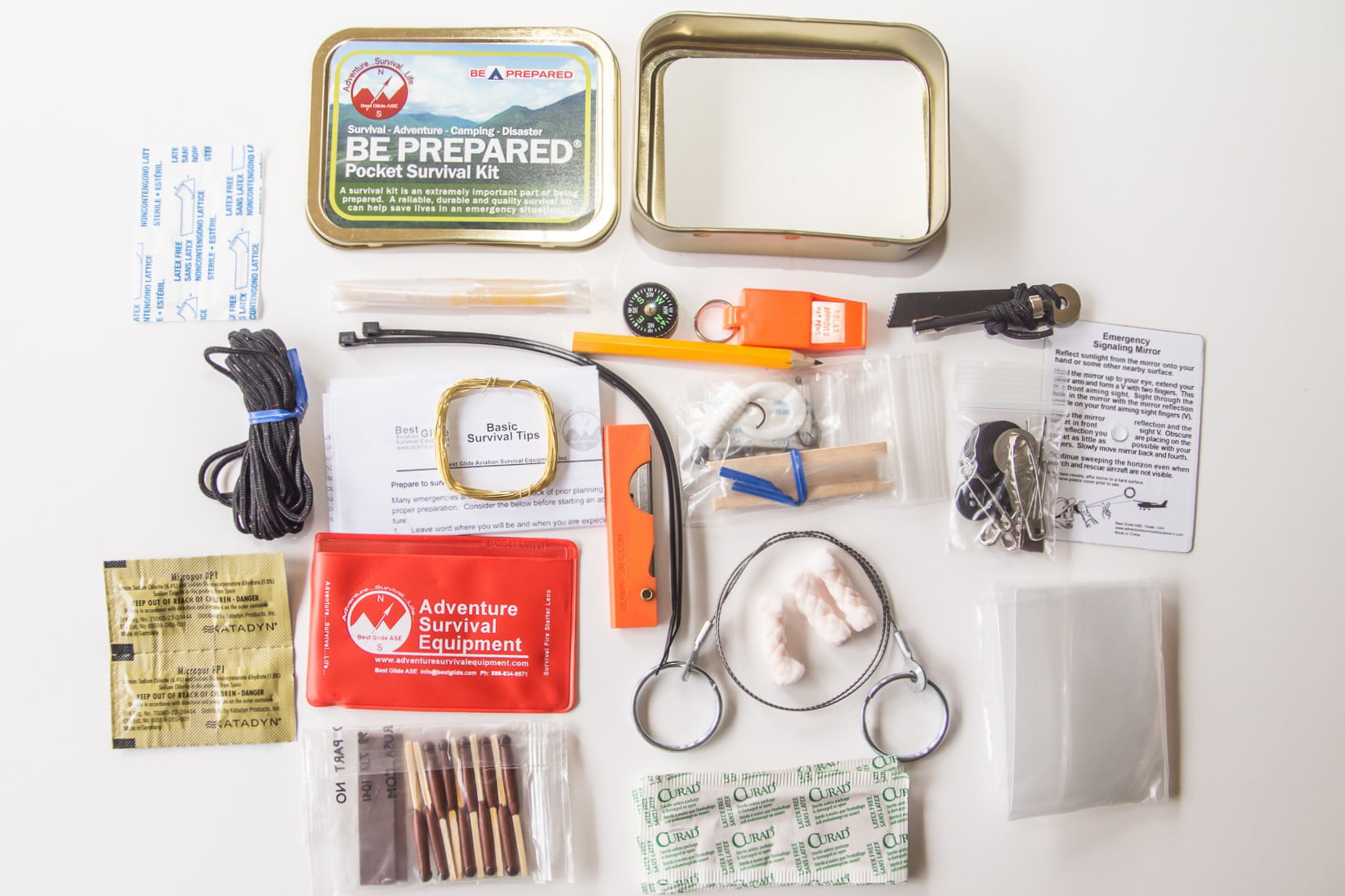 Best Glide ASE Be Prepared Pocket Survival Kit 