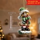 thumbnail image 3 of Dress Up 2D Flat Acrylic Ornaments Holiday Decorations Gifts For Children, flat acrylic ornaments, 2D holiday decorations, Christmas tree ornaments, party decorations, home decor, foldable design,, 3 of 9