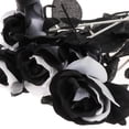 thumbnail image 2 of facefd Polyester Roses Halloween Table Centerpieces Party Decor diy Faux black and white, 2 of 9