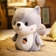 thumbnail image 1 of New Cute And Warm Squirrel Pillow Sofa Backrest Toys For Children, 1 of 1