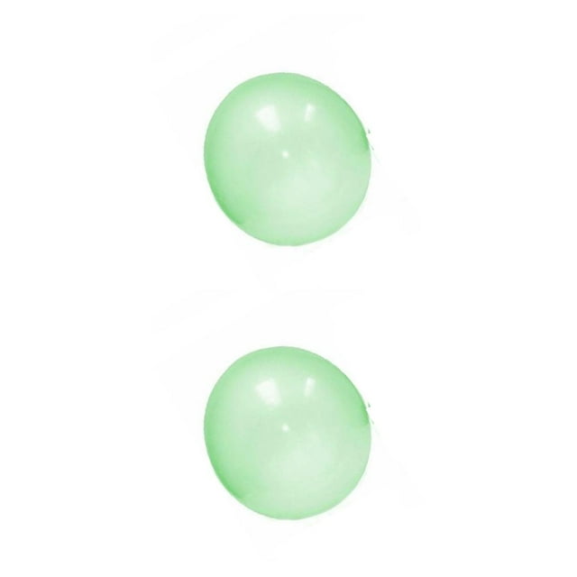 VONKY Kids Bubble Ball Toy Party Supplies Playthings Interactive Plaything Interesting Solid Color Inflatable Ball Prop Playing Props Green/70cm 2Set