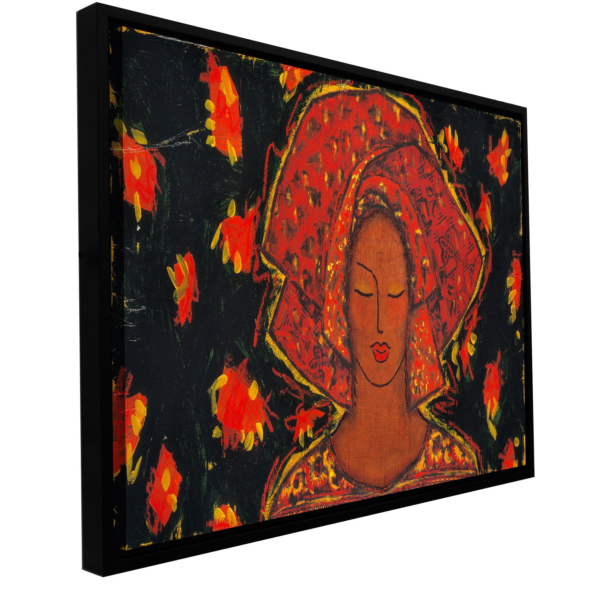 ArtWall Gloria Rothrock's Independent Spririt, Gallery-Wrapped Floater-Framed Canvas