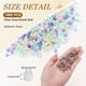 thumbnail image 2 of Uxcell 1900 Pack Cuentas de vidrio a granel, cuentas redondas mini espaciadoras de 1.3 mm para hacer joyas de aretes, collares, pulseras, cadenas, color pastel, 2 of 6