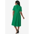 thumbnail image 2 of Jessica London Women's Plus Size Eyelet Shirt Dress, 2 of 2