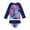 Q1Purple, variant on lnmuld Kids Swimsuits Girls Long Sleeve Floral Print Rash Guard and Striped Swim Shorts Bikini Set for Swimming Training and Beach Size:10-11 Years