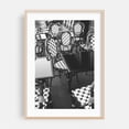 thumbnail image 2 of Paris Bistro - Paris Île-de-France France Photography Black and White Vintage Street Photography Pattern Café Retro Architecture Unframed Wall Art Print 32 x 48 inches, 2 of 60