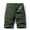 Army Green, variant on Abcnature Men's Athletic Shorts, Sports Gym Running Short Pants, Fashion Men's Pocket Zipper Buttons Solid Leisure Time Tooling Shorts, Cargo Casual Hiking Shorts Gray 30