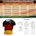 thumbnail image 3 of XIAONU Men's Germany Soccer Graphic T Shirts Slim Fit Contrast Trim Tee Stretchable Sports Casual Top, 3 of 4