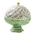 thumbnail image 1 of Frutero con pedestal de estilo europeo, cuenco multiusos para dulces y aperitivos, ideal para Verde transparente, 1 of 9