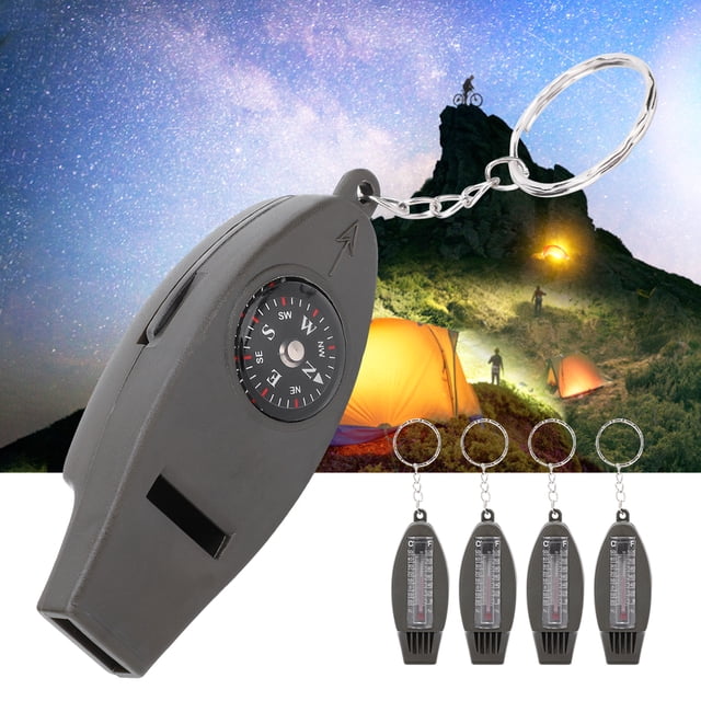 Silbato Silbato de Supervivencia portátil Resistente a caídas de 4 Piezas plástico ABS para Caminatas en Bote ANGGREK Otros