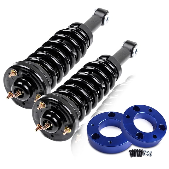CCIYU 2" Lift kit Complete Strut Front Pair Struts Spring Assembly Shock Absorber for 2009-2013 for Ford F-150 4x4 Models Only
