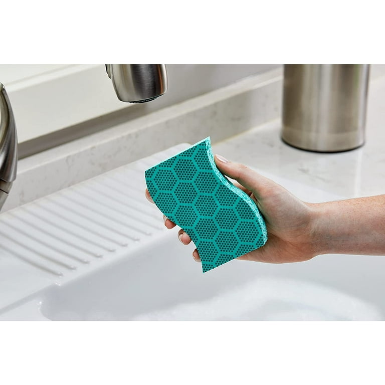 3M Scotch-Brite (6 Pack) Heavy Duty Dish Wand Sponge Brush Soap Dispenser  with Scotch Brite Sponges Dish Scrubber Pads for Home Kitchen