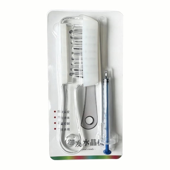 Scalp Hair Applicator, Scalp Essential Oil Applicator, Scalp Oil Applicator Comb, Scalp Oil Applicator for Hair Growth Care for Home Grooming Salon Sectioning Travel Routines - White