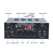 450w+450w Home Bluetooth Stereo Amplifier Hifi Digital Audio Home Karaoke Power Amplifier Car Auto HiFi Amplifier Music Player