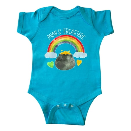 

Inktastic Mimi s Treasure St. Patrick s Day Rainbow and Gold Gift Baby Boy or Baby Girl Bodysuit