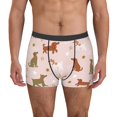 thumbnail image 1 of Fotbe Star Cute Dog Calzoncillos Tipo Boxer con Bolsa de Soporte Total para Hombre, X-Temp Fresco, Transpirable y de Secado Rápido-Large, 1 of 5