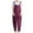 Red, variant on VerPetridure Women's Adjustable Strap Baggy Jumpsuits Bib Overalls for Women Summer Casual Loose Sleeveless Rompers Solid Wide Leg Long Pants with Pockets