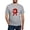Heather Gray, variant on - A Product Of Washington DC T Shirt - Fitted T-Shirt, Vintage Fit Soft Cotton Tee