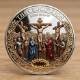 thumbnail image 6 of Religious Commemorative Coin Collection, Exquisite Crucifixion and Resurrection Themed Metal Craft Design for religious collection, church gift giving and holiday commemorative decoration, 6 of 8